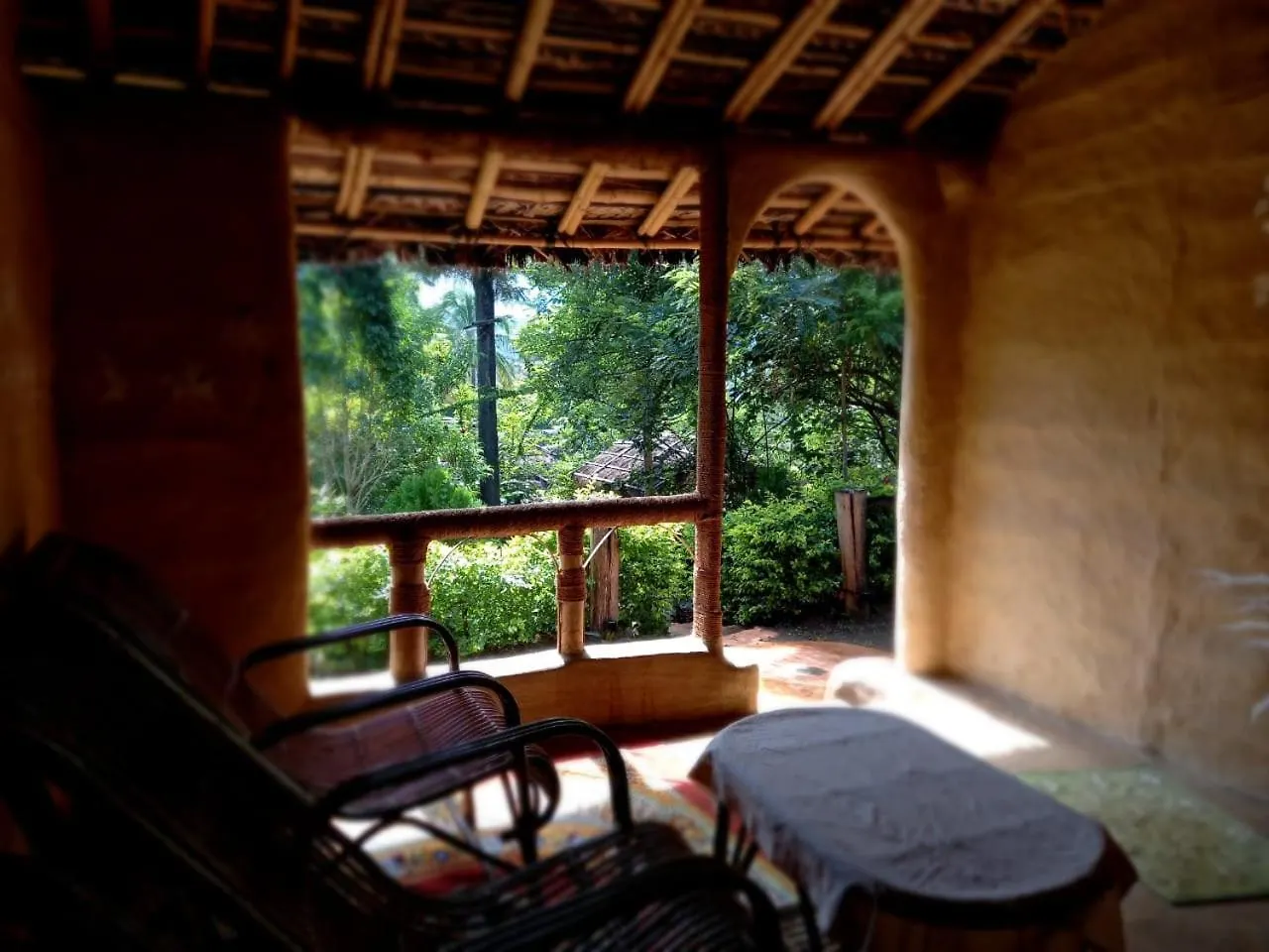 Lägenhet Nature Tones - Mud House By Nectar Experience Maraiyūr Indien